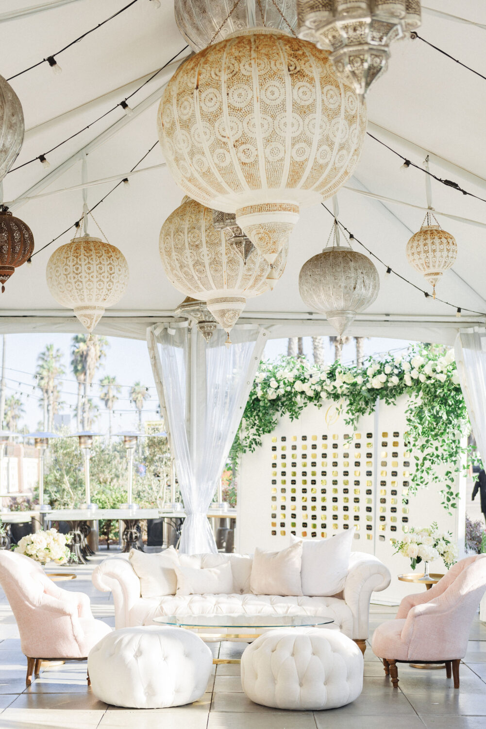 Outdoor wedding venue in Santa Monica at Hotel Casa del Mar.